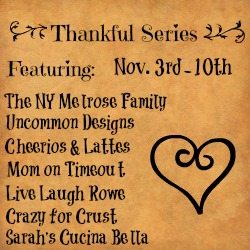 Thankful Series button