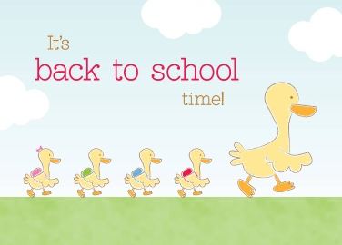It's Back To School Time
