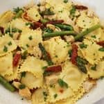 skillet chicken with ravioli