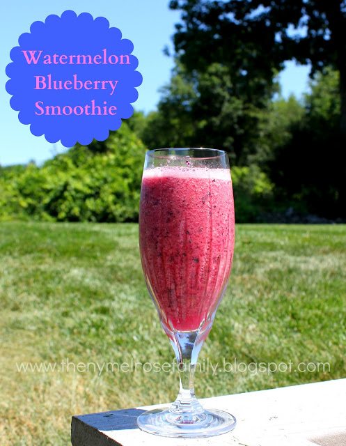 watermelon blueberry smoothie