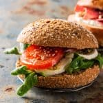 Caprese burger
