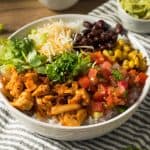 lime cilantro chicken rice bowl