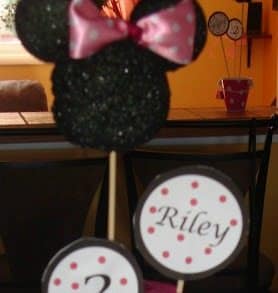 Minnie mouse centerpiece