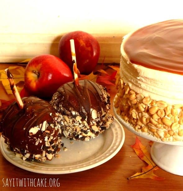 caramel candy apples