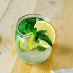 lemonade in mason jar
