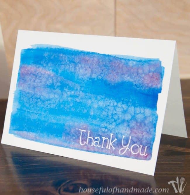 Watercolor Thank You Cards The Melrose Family