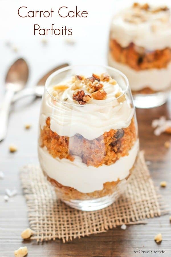Carrot Cake Parfaits by The Casual Craftlete