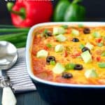 Chicken Fajita Quinoa Casserole for an easy family meal