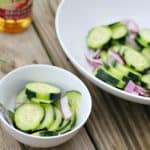Thai Cucumber Salad with Seasoned Rice Vinegars