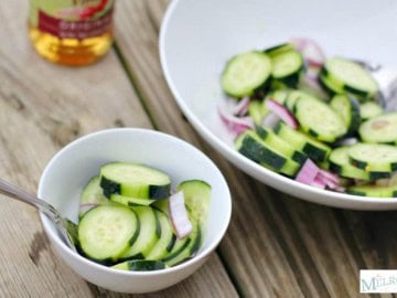 Thai Cucumber Salad with Seasoned Rice Vinegars