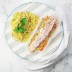 This is the most delicious recipe for salmon baked in parchment paper!