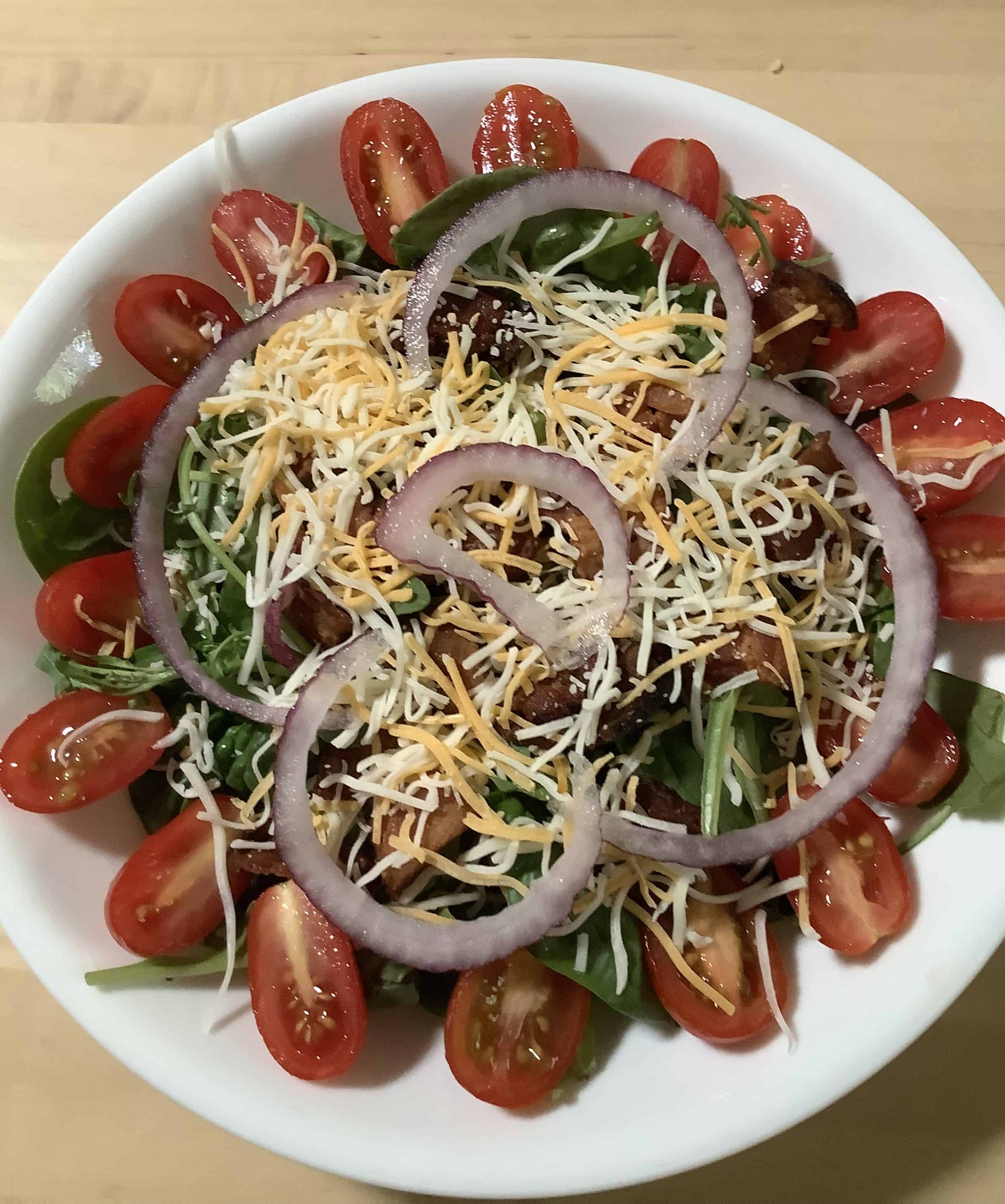 spinach arugula salad