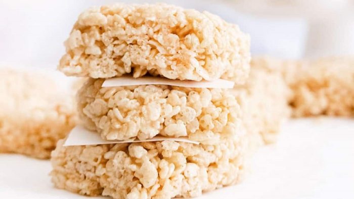 close up image of brown sugar crips recipe where this simple four-ingredient dessert is transformed into something new and special