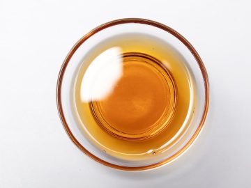 shaoxing wine on a white bowl