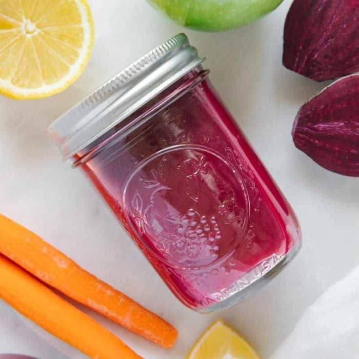 ABC juice — short for apple beetroot carrot juice — is a nutrient-dense juice that offers sweet, earthy, and tangy flavors