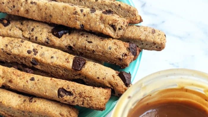 baked morsels with a crisp exterior and soft interior are served with a side of your favorite dipping sauce