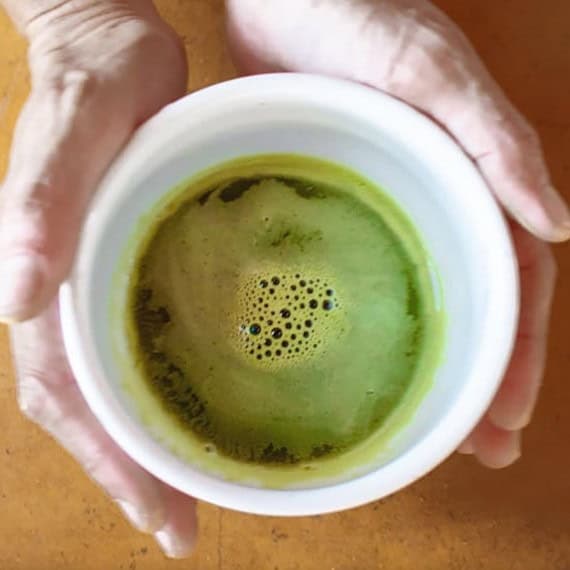 With just matcha powder and water, you can create a steaming hot cup or an ice-cold version of matcha tea! 