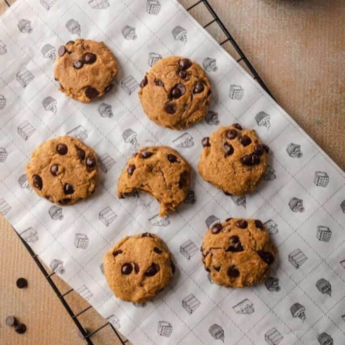 Moist and rich, these pumpkin chocolate chip cookies are a celebration of fall flavors! 