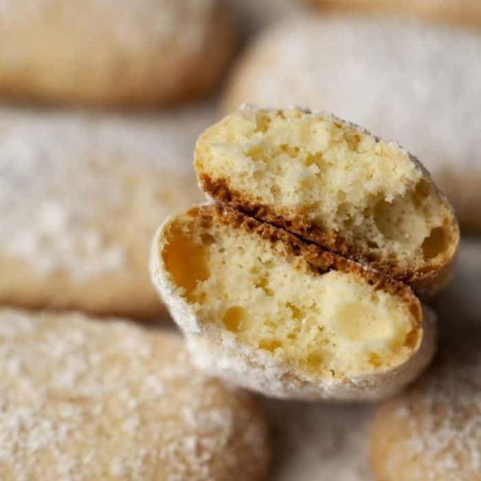 The crackled powder sugar crust of these crinkle cookies gives way to a fudgy center that melts in your mouth, giving you that deep cocoa flavor you crave. 