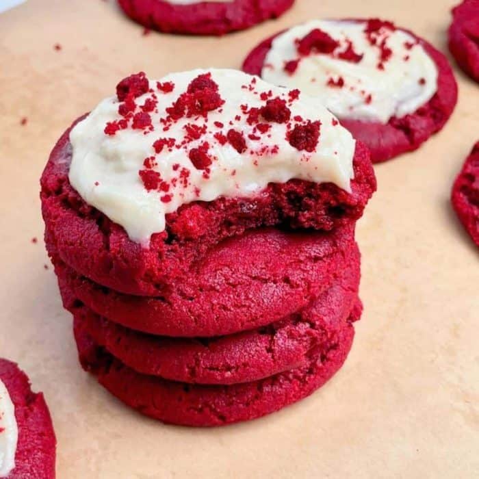 Putting twists on the classic red velvet cake is all the rage these days, whether by transforming it into cupcakes, cake pops, hot chocolate, and even cookies!