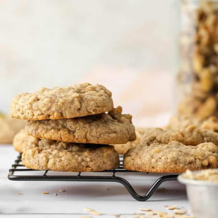 Embrace the wholesome goodness of these vegan banana oatmeal cookies!
