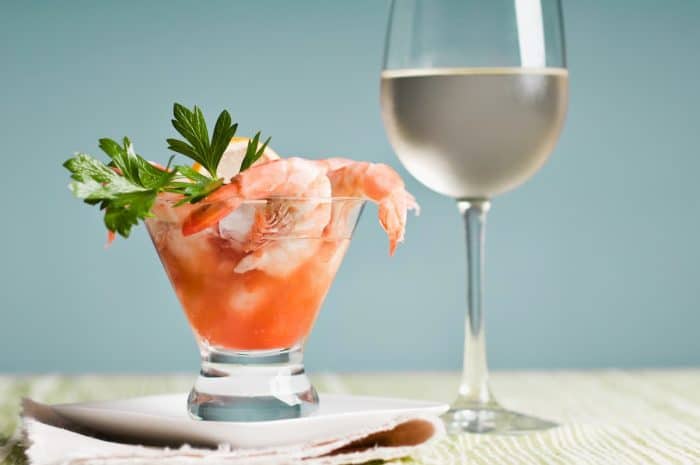succulent shrimp can make for a lovely cocktail garnish