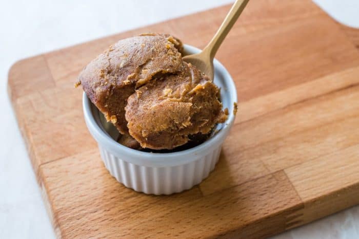 Japanese Miso Paste with Wooden Spoon