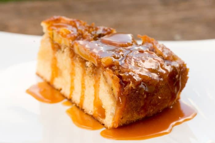 A generous drizzle of caramel sauce can add a layer of gooey sweetness to your cake.