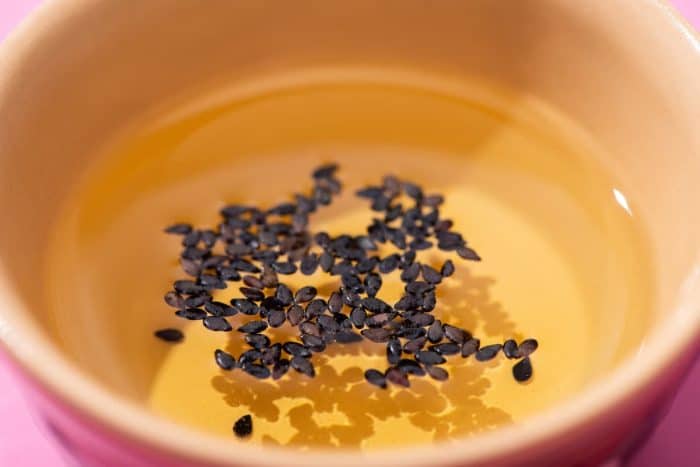 New
Remove BG Save Share Sample New
Close up of oil with black sesame in bowl