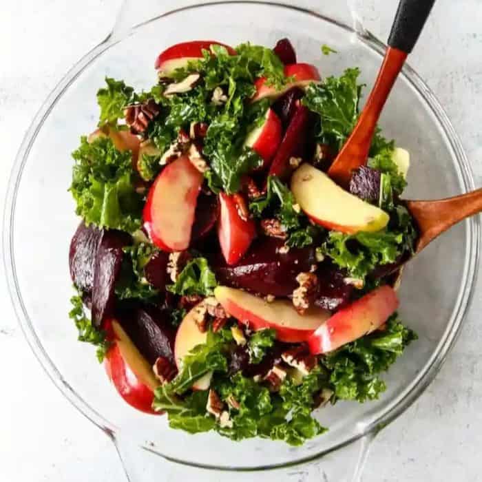 Tossed with a tangy dressing and topped with nuts for added crunch, it’s a refreshing and nutritious addition to any Easter spread.