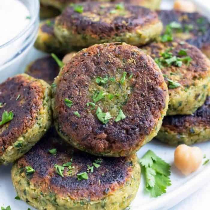 Crispy on the outside and tender on the inside, they're packed with flavor from herbs and spices and can be served in a wrap, with a salad, or as an appetizer.