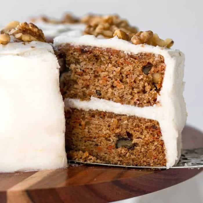 This cake, topped with a creamy vegan cream cheese frosting, is sure to be a hit for any occasion, especially Easter celebrations.