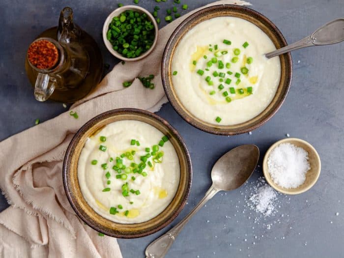 velvety smooth textures with this classic vichyssoise, a luxurious soup combines the comforting flavors of leeks and potatoes with a creamy twist
