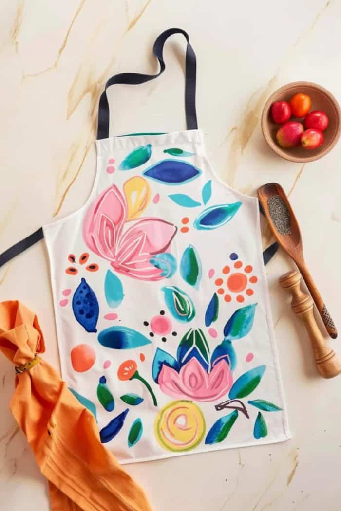 Teens can cook up some love with a customized apron, splashed with hand-painted designs or stamped with witty culinary phrases.