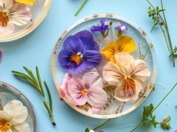 Each piece serves as a durable and decorative element, preserving the beauty of the flowers in a functional art form that can withstand daily use.
