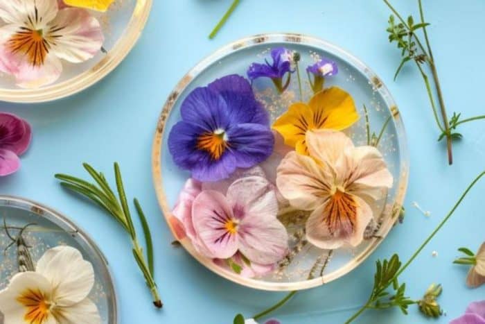 Each piece serves as a durable and decorative element, preserving the beauty of the flowers in a functional art form that can withstand daily use.