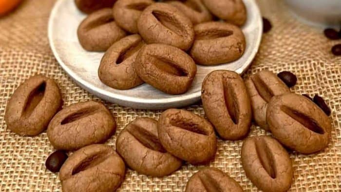 Shaped like coffee beans and infused with real coffee flavor, these cookies provide a subtle caffeine kick and a unique look that's sure to be a hit at any gathering.