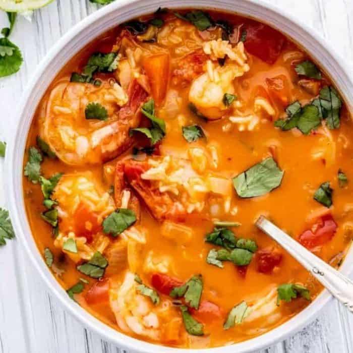 The succulent shrimp offers a delicate meatiness, while coconut milk and chicken broth — infused with ginger and red curry paste — provide a fragrant and savory base that’s full of warmth. 