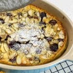 Remove from oven and cool for 15 minutes. Dust with powdered sugar right before serving