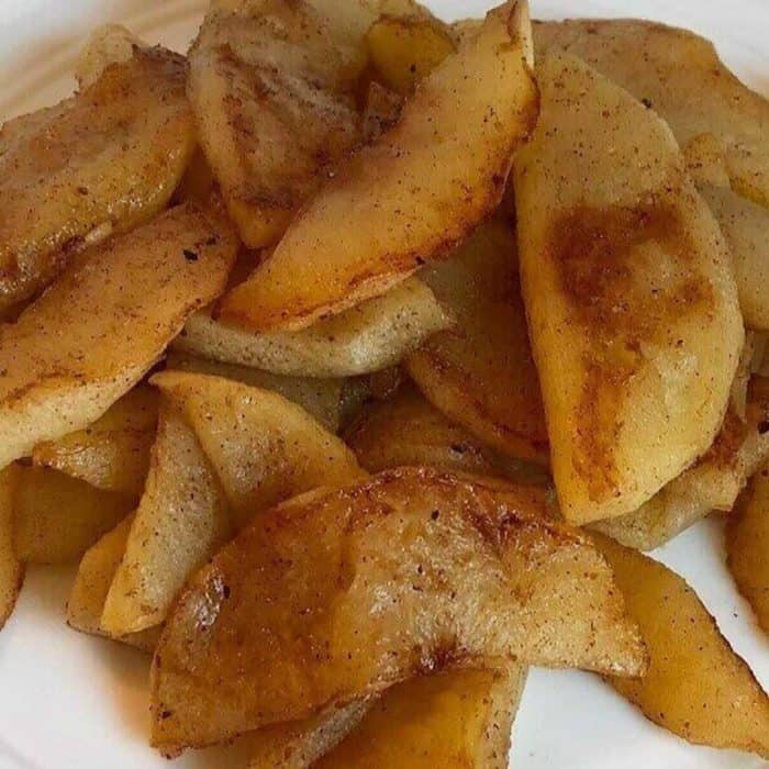 Sautéed with warm spices, these cinnamon apples are soft and fragrant, making for an ultra-comforting cheesecake topping.