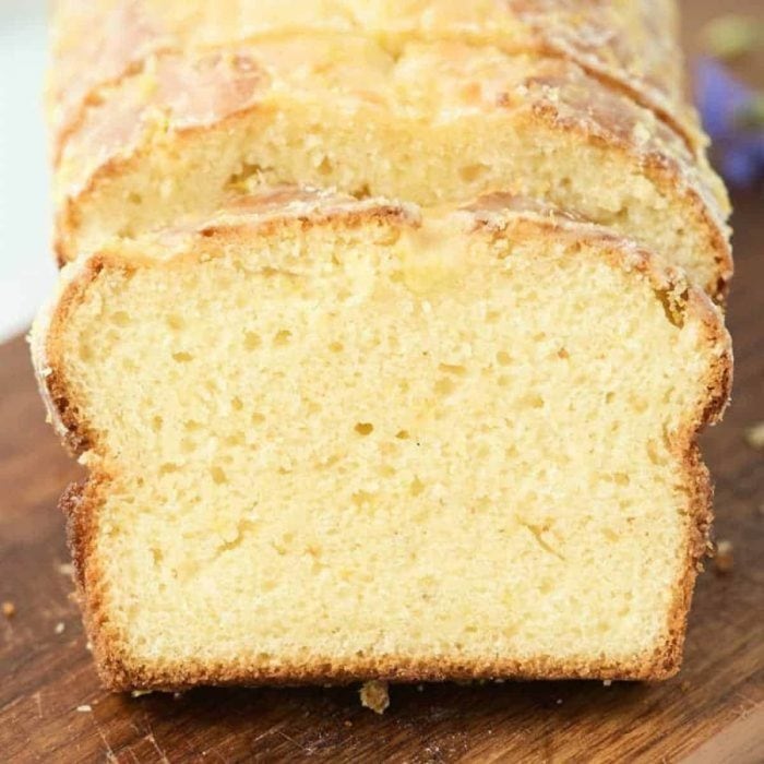 This cake strikes the perfect balance between a dessert and a quick bread, harmonizing the tangy lemon with the sweetness of the glaze.