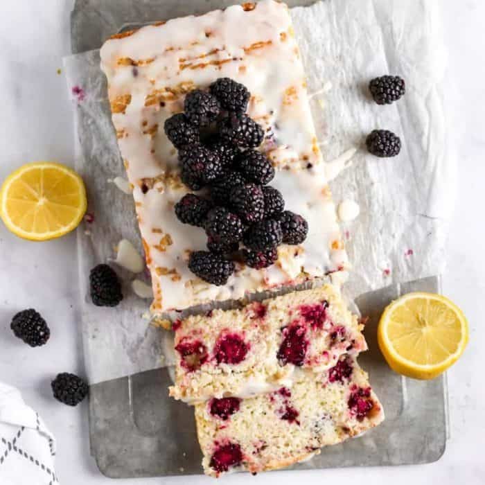 The tartness of fresh blackberries combine beautifully with the zing of a lemon loaf in this recipe for an enticing fusion of tart and sweet flavors!  