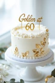 32 Elegant 60th Birthday Cake Ideas for Every Creative Taste - The