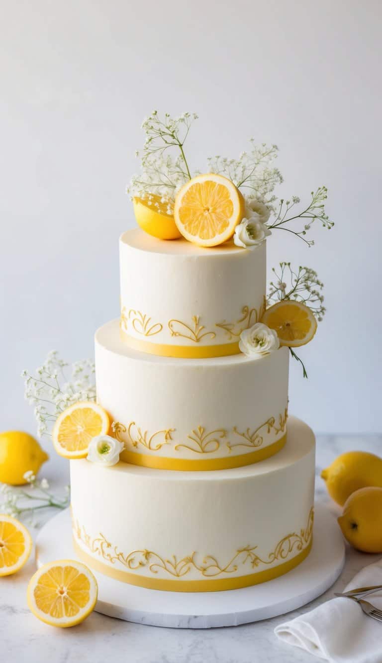 A decadent chocolate raspberry truffle cake surrounded by elegant floral arrangements and delicate lace accents