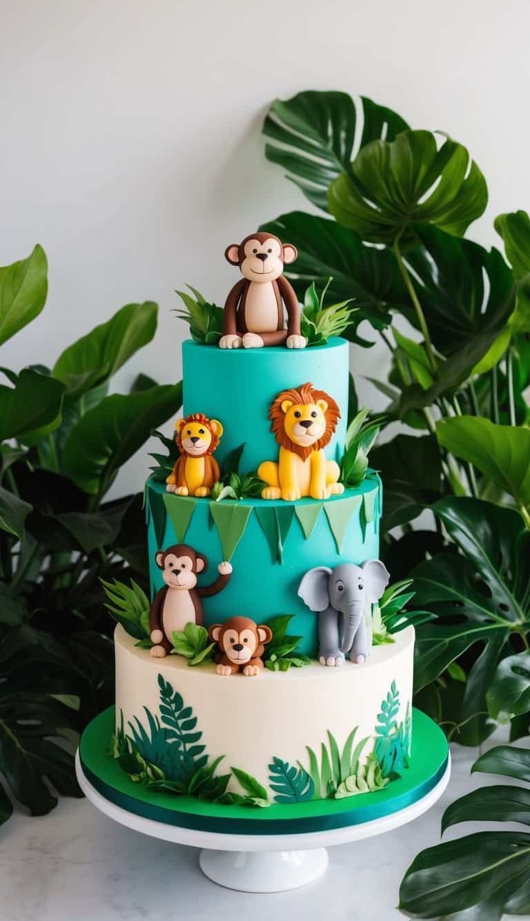 13 Jungle Cake Decorating Ideas Wild and Tropical Masterpieces The — free download