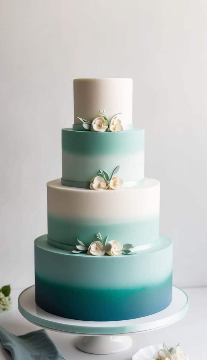 24 Ombré Cake Decorating Ideas: Beautiful Gradient Designs - The ...