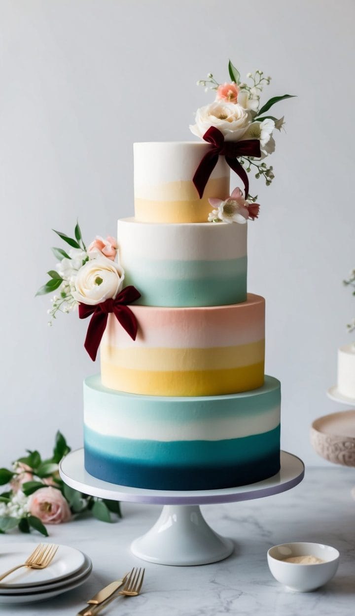 24 Ombré Cake Decorating Ideas: Beautiful Gradient Designs - The ...