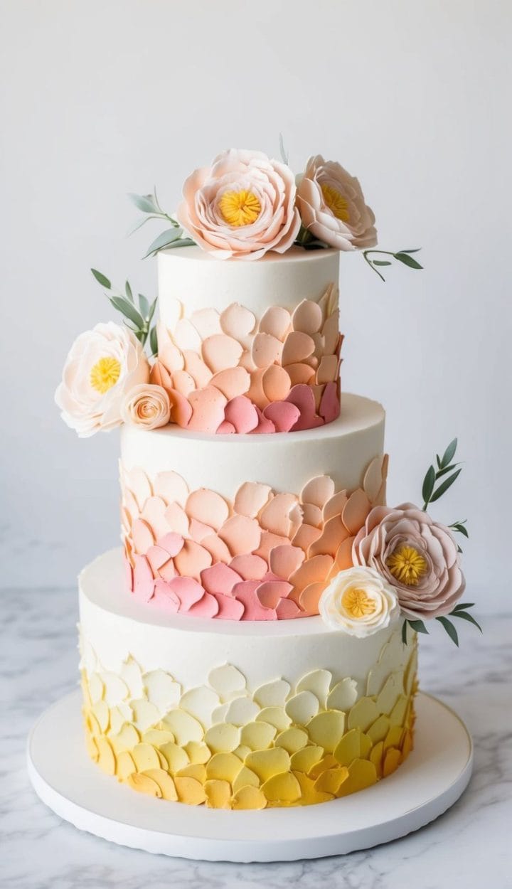 24 Ombré Cake Decorating Ideas: Beautiful Gradient Designs - The ...