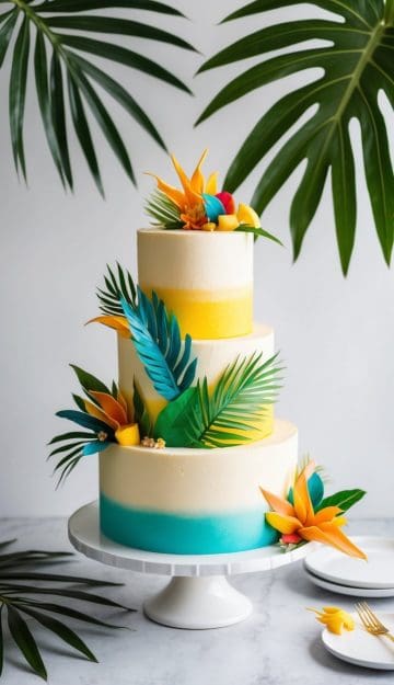 20 Tropical Cake Decorating Ideas Paradise On Your Table The Melrose 