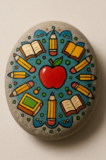 23 Back to School Painted Rocks Ideas: Brighten Up Classrooms! - The ...